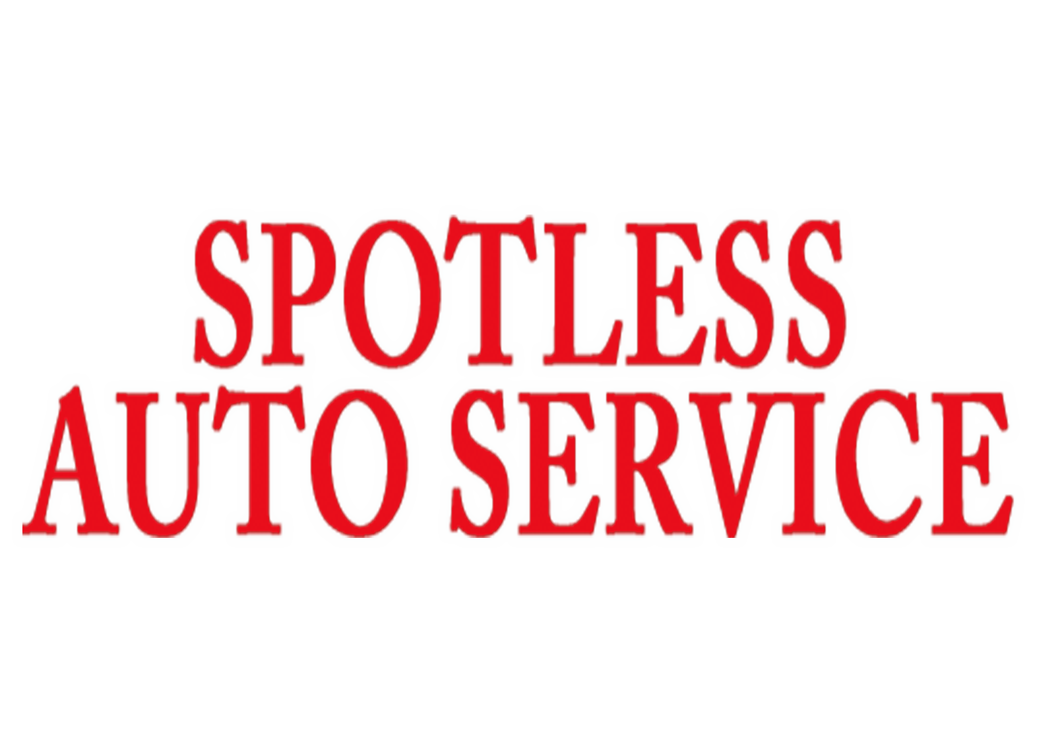 SPOTLESS AUTO SERVICE 